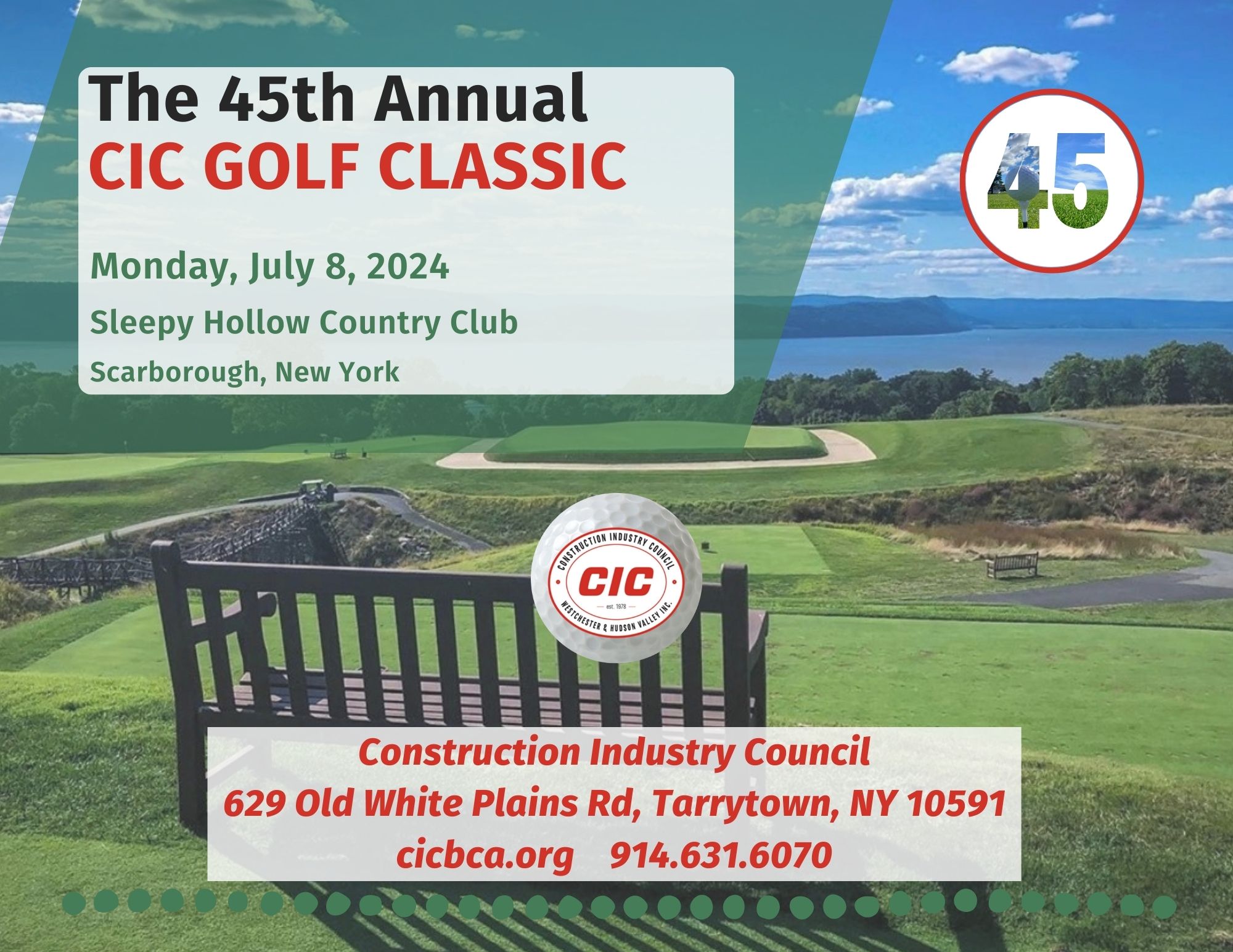 The 45th Annual CIC Golf Classic Monday July 8, 2024 Construction