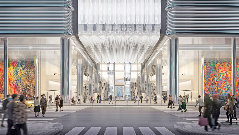 A rendering of the $10-billion Midtown Bus Terminal replacement project, which has received a $1.9-billion federal TIFIA loan.