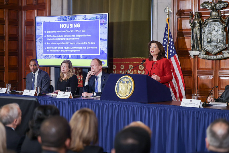 New York Gov. Kathy Hochul presented her 2026 Executive Budget on Tues., Jan. 21.